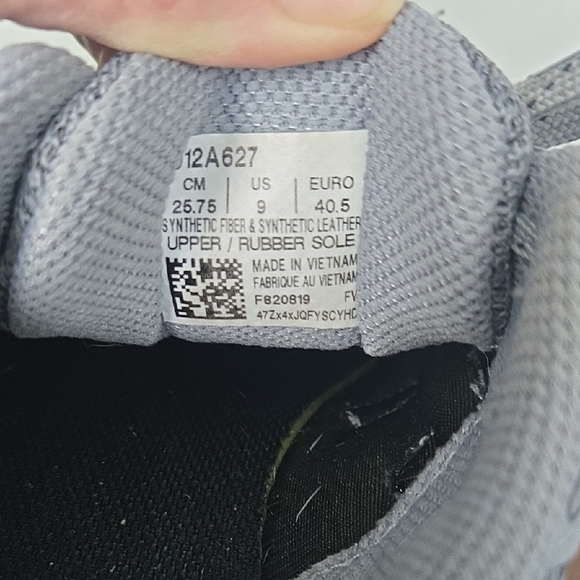 Asics Gray and Cream Athletic Shoes - Picture 6 of 7